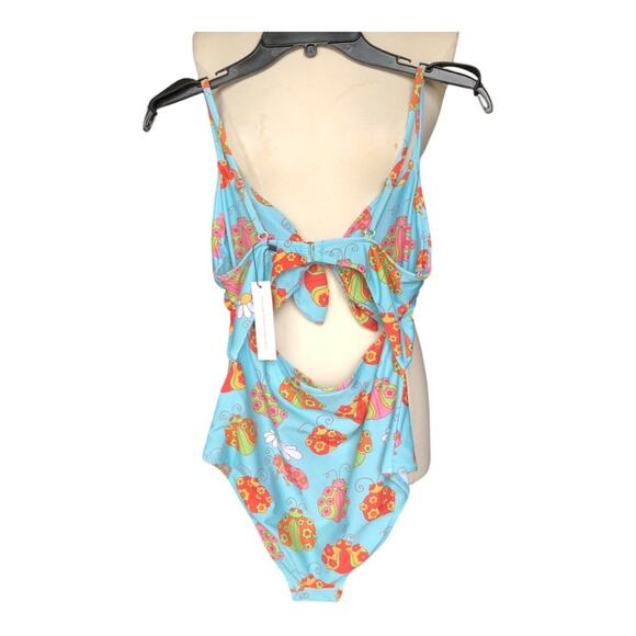 ModCloth x Marisol Muro NWT Whimsical Retro Chic Siena One-Piece Swimsuit Large - Picture 7 of 15